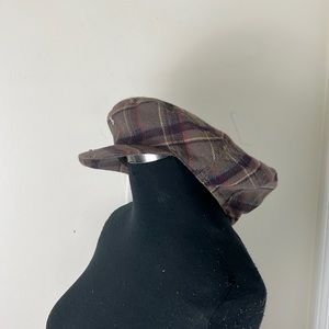 Vintage Old Navy  Plaid Old School Newsboy Hat